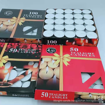 10g tealight candles from Chinese factory